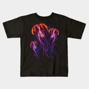 Jellyfish, Swimming In The Ocean Kids T-Shirt